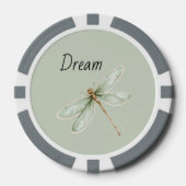 Munt Droom Libel Poker Chips (Voorkant)