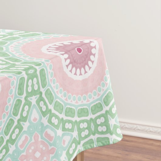 Munt- en Blush Pastel Mandala Ontwerp Tafelkleed (Voorbeeld)