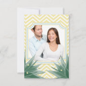 Munt en Geel Succulent Wedding (Achterkant)