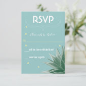 Munt en Geel Succulent Wedding (Staand voorkant)