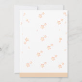 Munt en geel Waterverf Cute Boy Baby shower Save The Date (Achterkant)