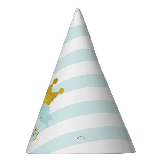 Munt en Goud Tiara Prinses Verjaardag Feesthoedjes (Rechts)