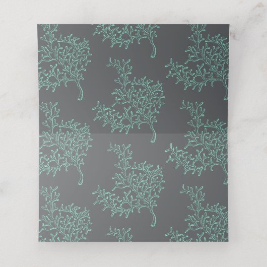 Munt en Grijze kuststrook Plaatskaartje (Binnenkant ongevouwen)