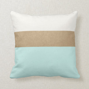 munt en kunstleer kussen