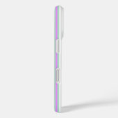 Munt- en lila snoepstrepen Case-Mate iPhone case (Achterkant / Rechts)