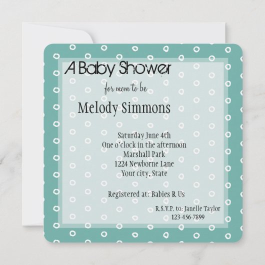 Munt en witte cirkels kaart (Achterkant)