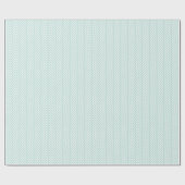 Munt en witte visgraat cadeaupapier (Vlak)