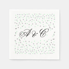 Munt en Zilveren Party servetten