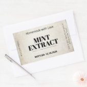 Munt Extract Moderne Label Sticker ZEX_001c (Envelop)