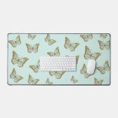 Munt faux glitter vlinders bureaumat (Keyboard & Muis)