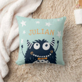 Munt | Gepersonaliseerd monster Kussen (Deken)