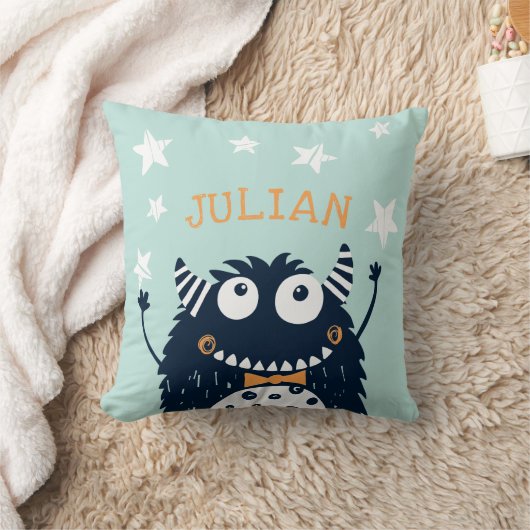 Munt | Gepersonaliseerd monster Kussen (Deken)