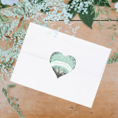 Munt Green Heart Leaf Tree Mason Jar RSVP Kaartje