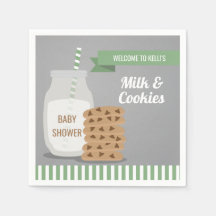 Munt Green Modern Milk en Baby shower van Koekjes