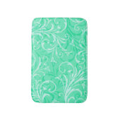 Munt Green Ornamental Bath Mat (Voorkant Verticaal)