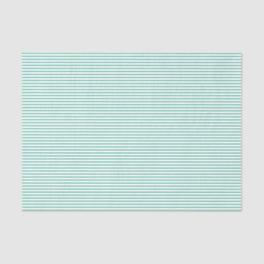 Munt Green Pinstripe Tissue Paper Tissuepapier (Voorkant)