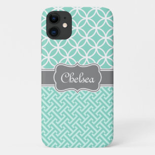 Munt Griekse Sleutel en de Grijze Naam van de Patr Case-Mate iPhone Case