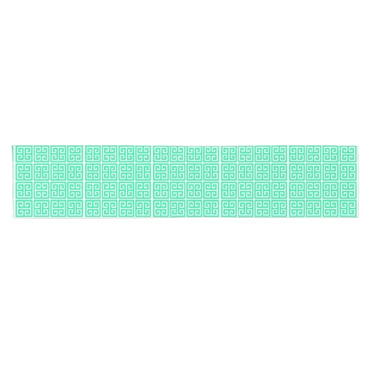 Munt Griekse Sleutel Korte Tafelloper (Horizontaal)