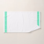 Munt Griekse Zeer belangrijke Grens Bad Handdoek (Handdoek)