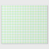 Munt Groen en Wit Geplakt Verpakking Papier (Vlak)