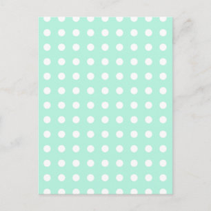 Munt groen en witte poka briefkaart