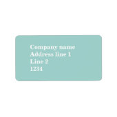 Munt Groen Etiket (Voorkant)