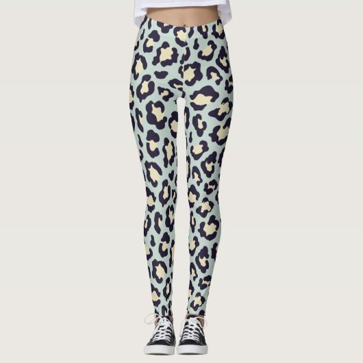 Munt Groen Leggings (Voorkant)