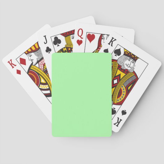 Munt groen speelkaarten (Achterkant)