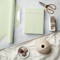 Munt Groen Wit Herringbone