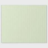 Munt Groen Wit Herringbone Cadeaupapier (Vlak)