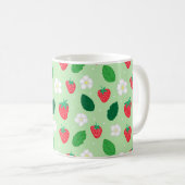 Munt Groene Aardbei Koffiemok (Voorkant rechts)
