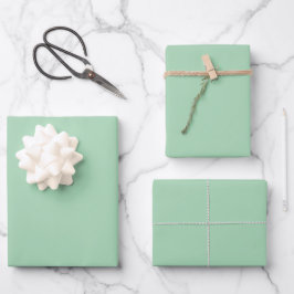 Munt Groene Wrapping Papier Bladen Inpakpapier Vel