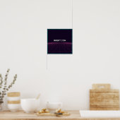 Munt invoeren - Retro Arcade-rasterposter Poster (Keuken)