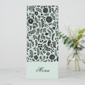 Munt | Kaarten in het menu Aangepast huwelijkshuwe (Staand voorkant)