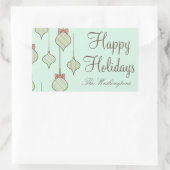 Munt Kerst Ornament Stickers (Tas)