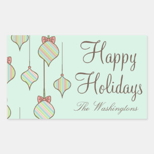 Munt Kerst Ornament Stickers