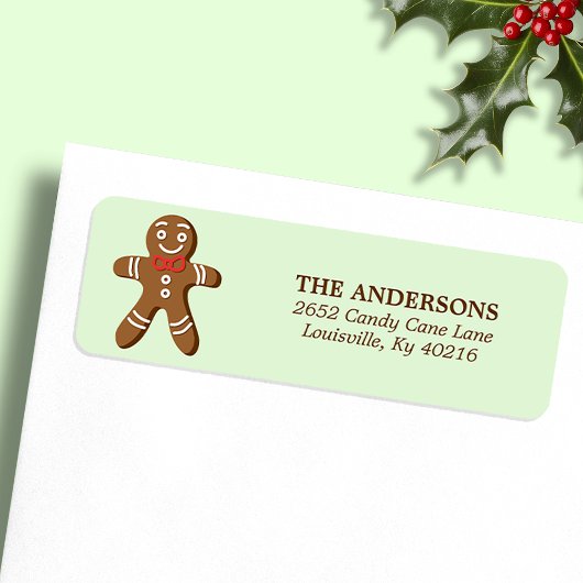 Munt Kerstman Retouradres Etiket