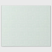Munt Klassieke Gingham Cadeaupapier (Vlak)