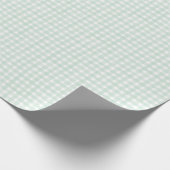Munt Klassieke Gingham Cadeaupapier (Hoek)