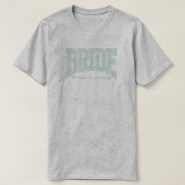 Munt Kleine Bloem Bruid Verloving T-shirt