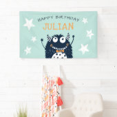 Munt | Kleine gepersonaliseerde Birthday-partij Spandoek (Insitu)