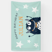 Munt | Kleine gepersonaliseerde Birthday-partij Spandoek (Verticaal)