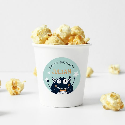 Munt | Kleine gepersonaliseerde kinderen van afgel Ronde Sticker