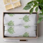 Munt kruiden botanische tuinvormig waterverf patro tissuepapier (Geschenk)