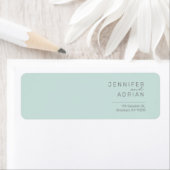 Munt Mint Minimale Moderne Terugkeer van legant Ko Etiket (Insitu)