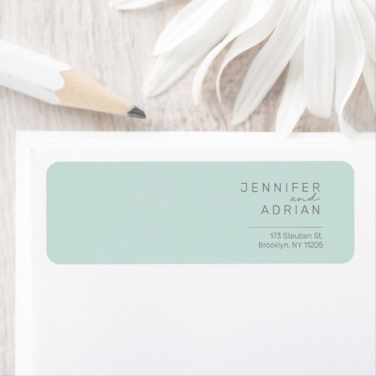 Munt Mint Minimale Moderne Terugkeer van legant Ko Etiket (Insitu)