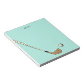 Munt Modern  Golf Notitieblok (Schuin)