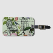 munt moderne  vlinderparijs van het franse roos bagagelabel (Voorkant (horizontaal))