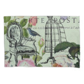 munt moderne vlinderparijs van het franse roos kussensloop (Voorkant-Links)