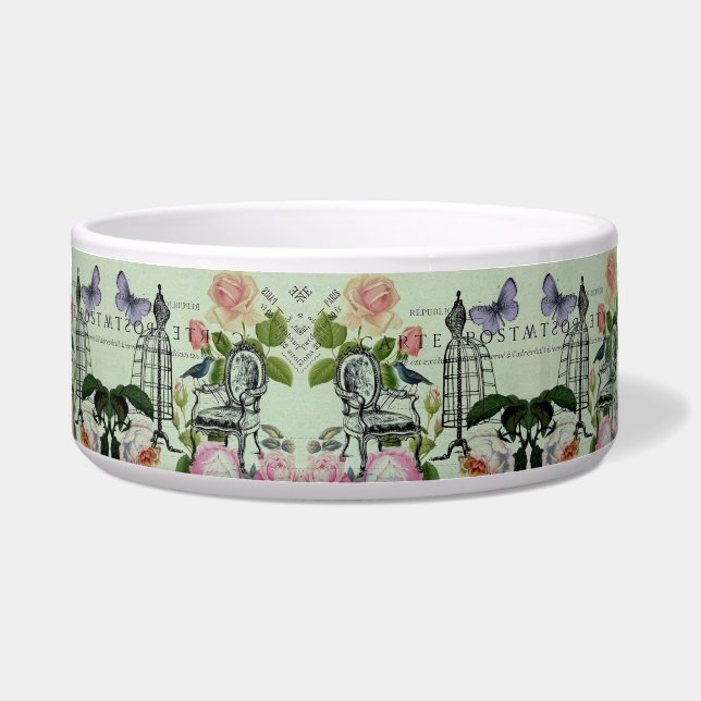 munt moderne  vlinderparijs van het franse roos voerbakje (Voorkant)